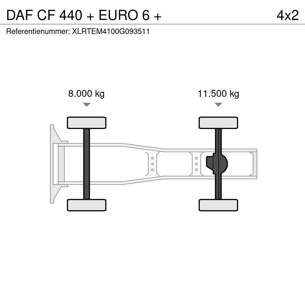 DAF CF 440 + EURO 6 + Dragbilar