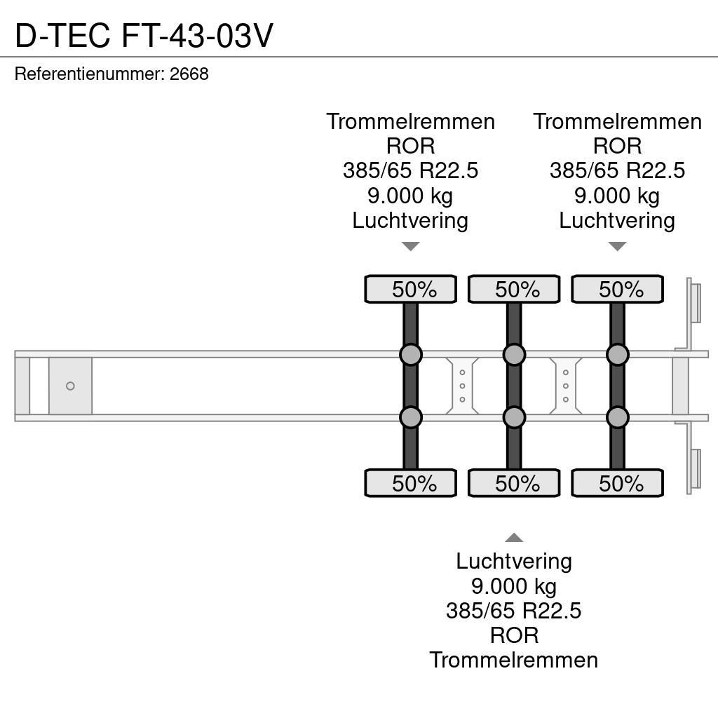 D-tec FT-43-03V Trailerchassie