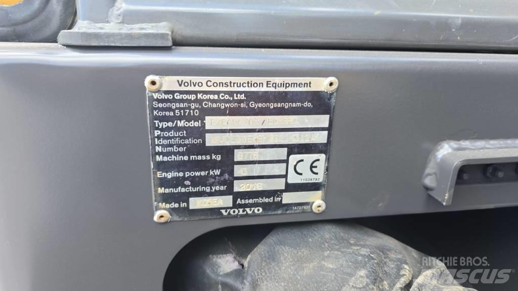 Volvo ECR 88 D Midigrävmaskiner 7t - 12t