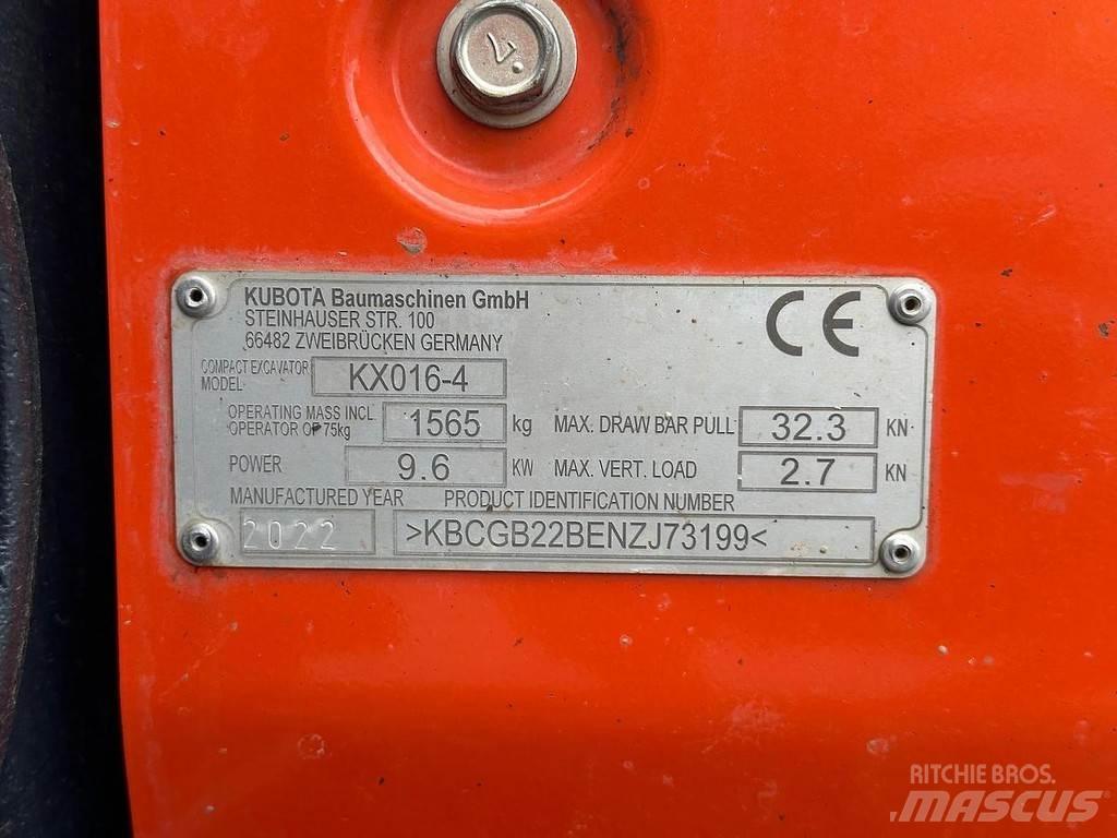 Kubota KX016-4 Minigrävare < 7t