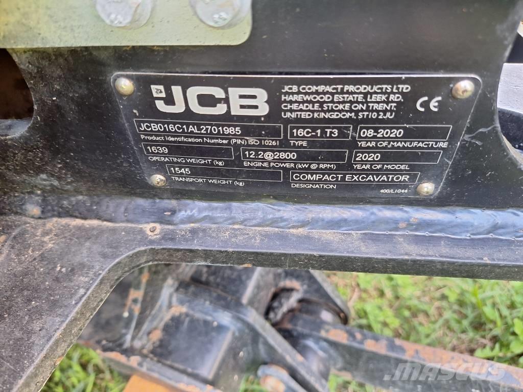 JCB 16 C-1 Minigrävare < 7t