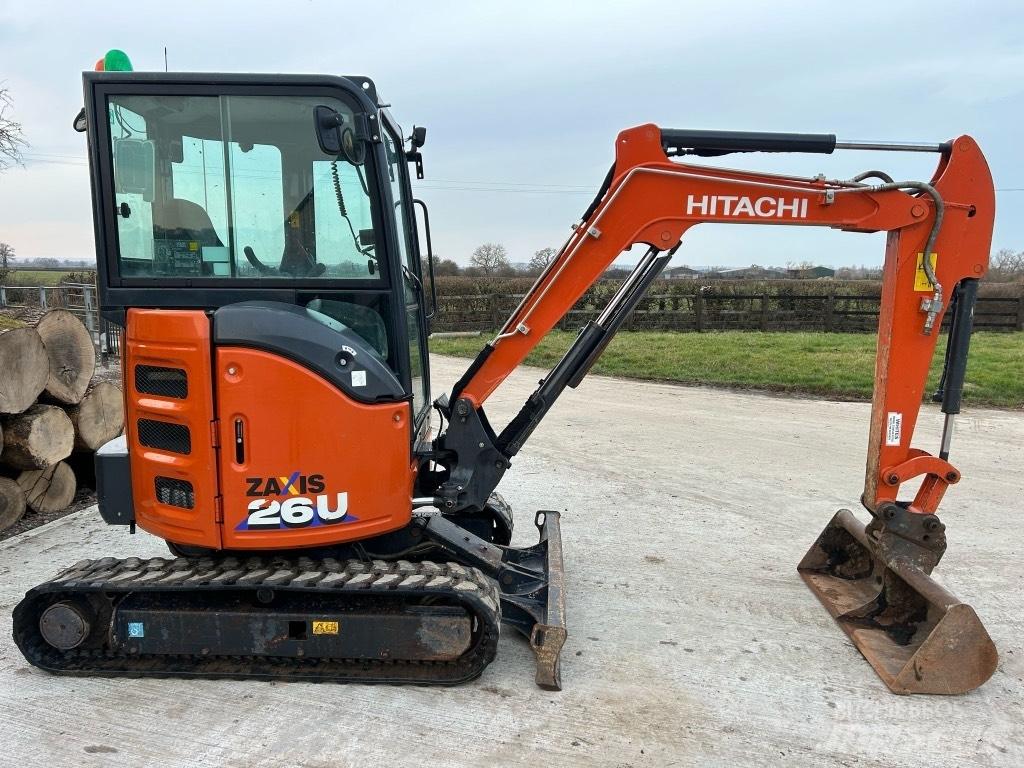Hitachi ZX 26 U-6 Minigrävare < 7t