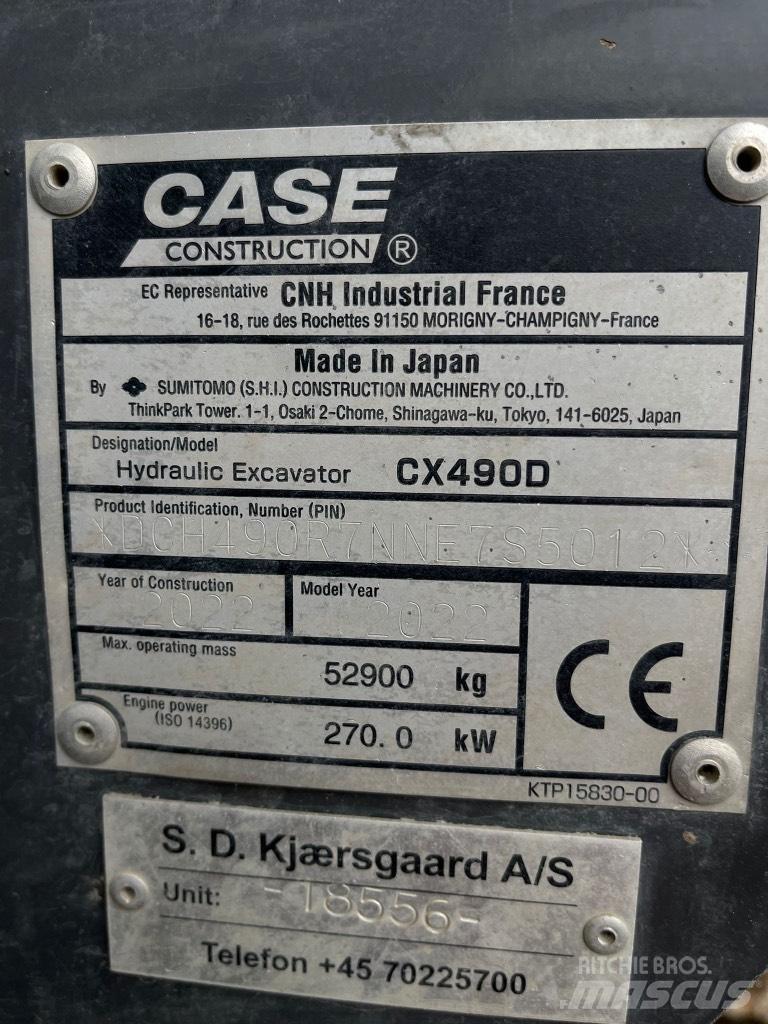 CASE CX 490 D Bandgrävare
