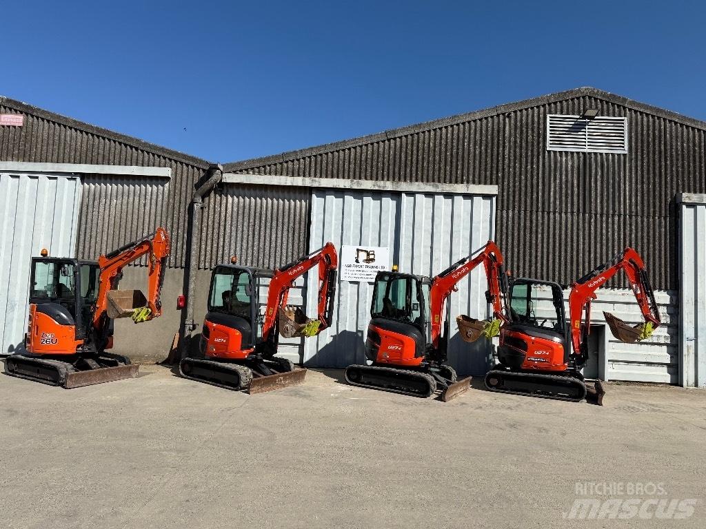Kubota U 27 Minigrävare < 7t