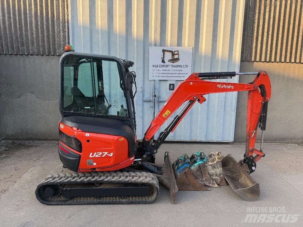 Kubota U 27 Minigrävare < 7t