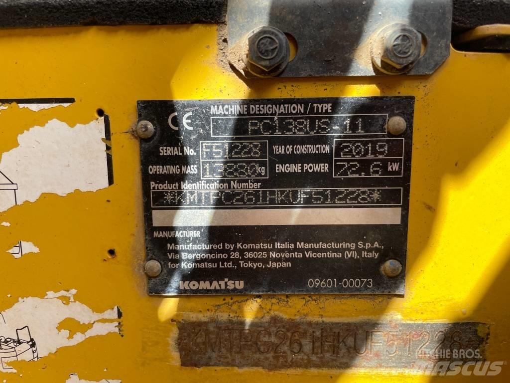 Komatsu PC 138 US-11 Bandgrävare