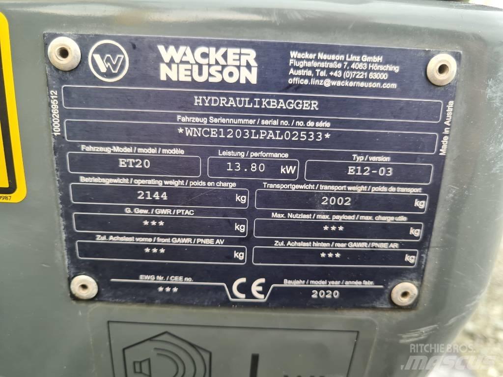Wacker Neuson ET20 Bandgrävare