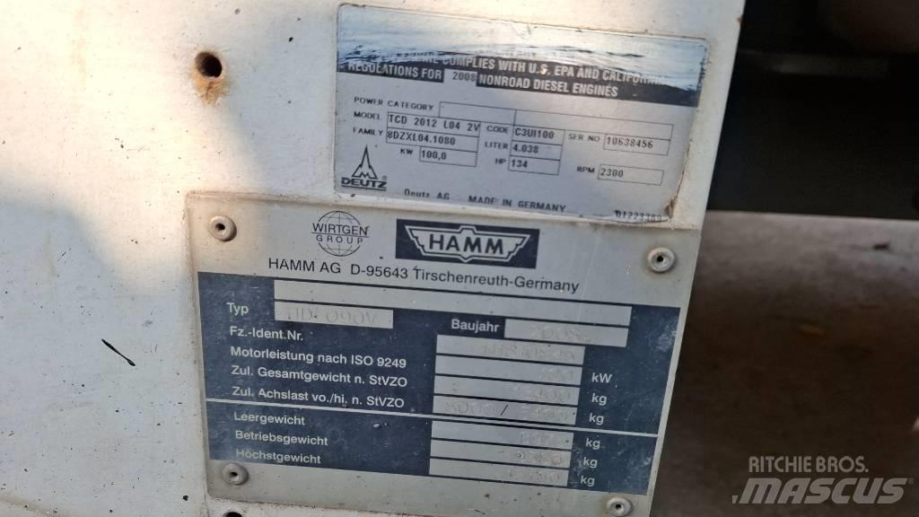 Hamm HDO 90 V Tvåvalsvältar