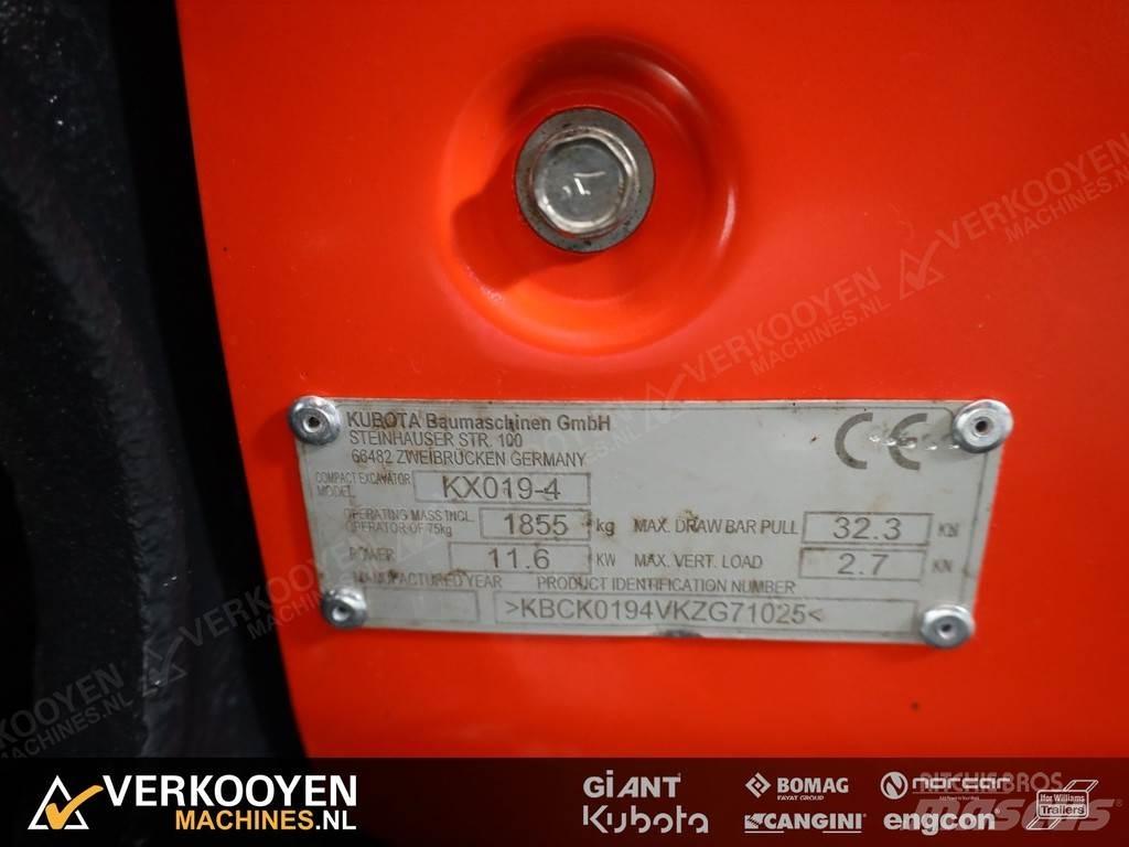 Kubota KX019-4 Minigrävare < 7t