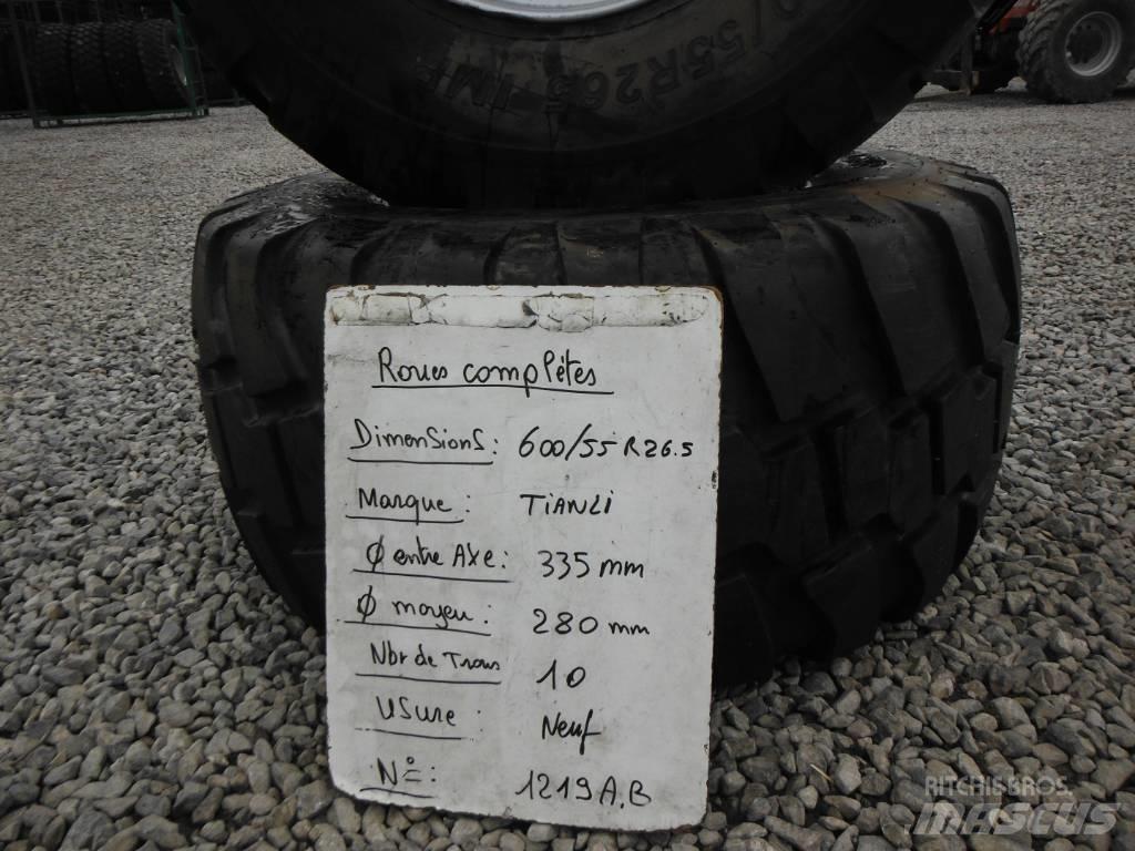 TIANLI 600/55R26.5 Däck, hjul och fälgar