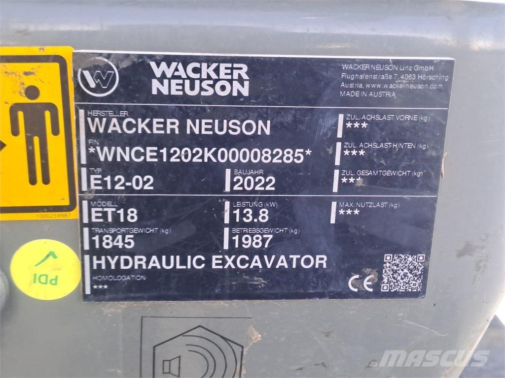 Wacker Neuson ET18 Bandgrävare