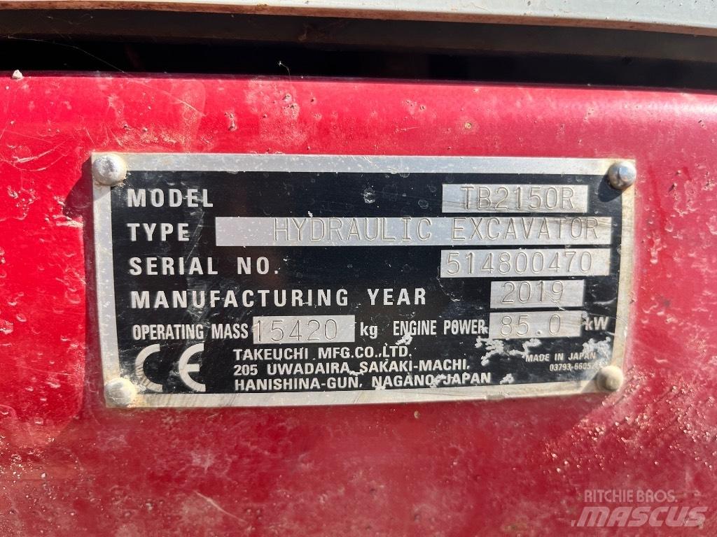 Takeuchi TB 2150 R Bandgrävare