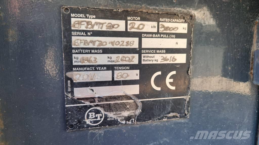 Toyota 8 FBMT 30 Elmotviktstruckar