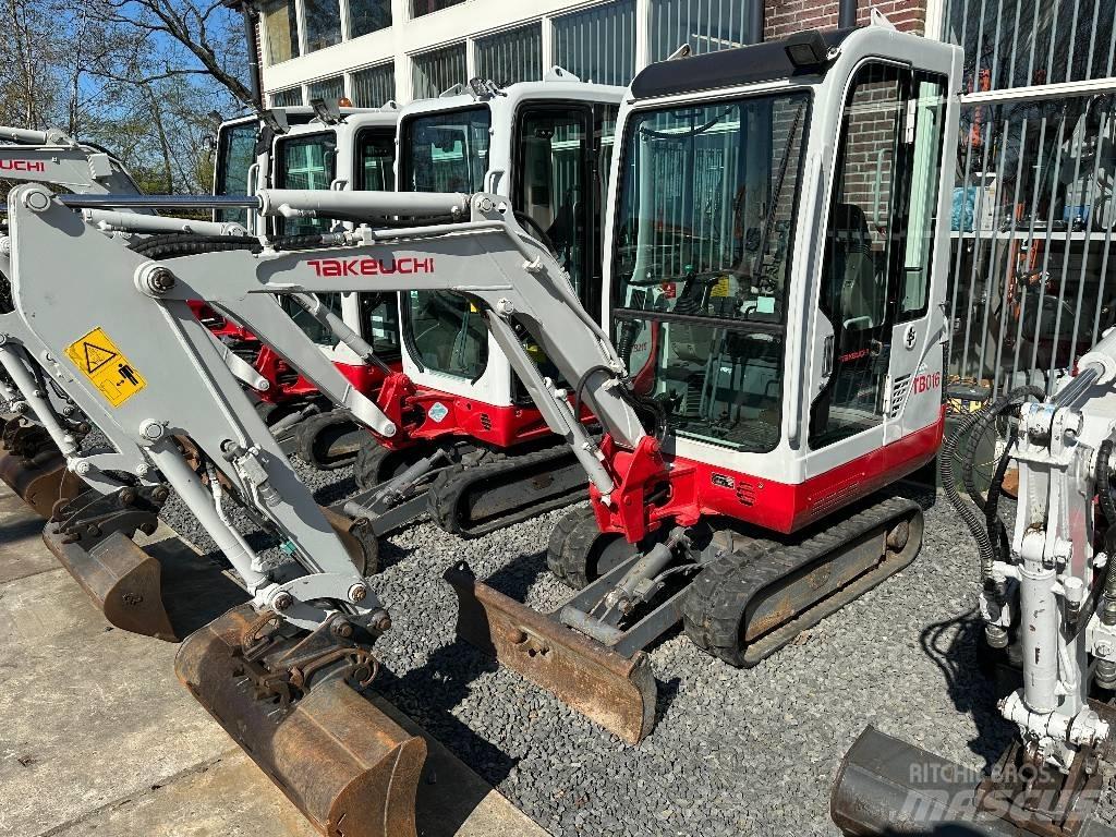 Takeuchi TB 016 Minigrävare < 7t