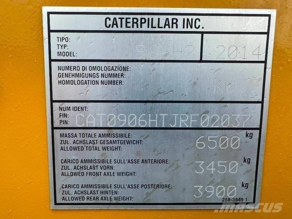 CAT 906 H 2 Hjullastare