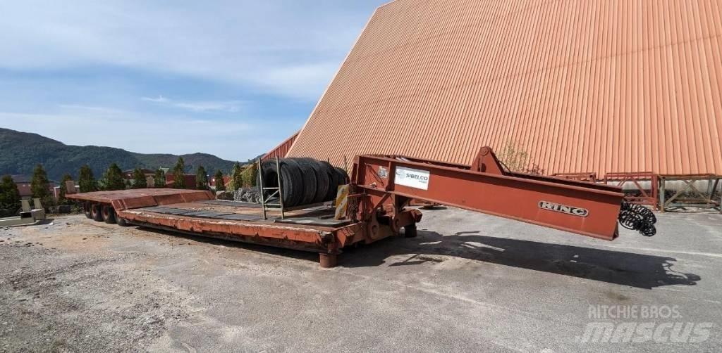 King 80T Låg lastande semi trailer
