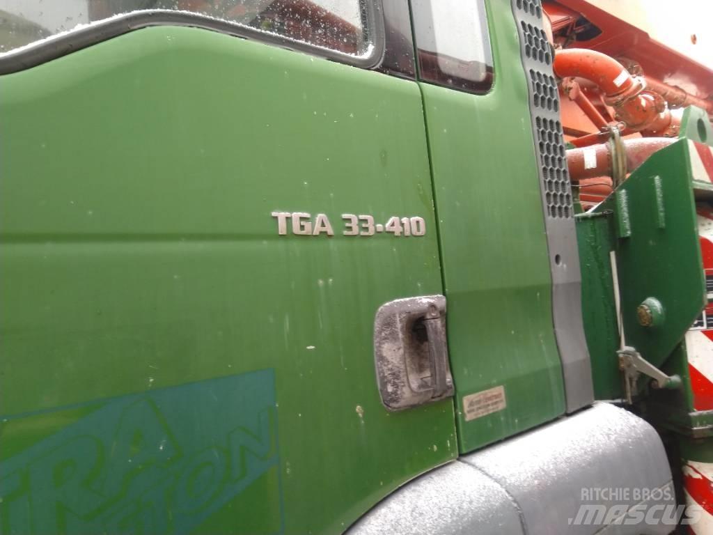 MAN TGA 33.410 Lastbilar med betongpump