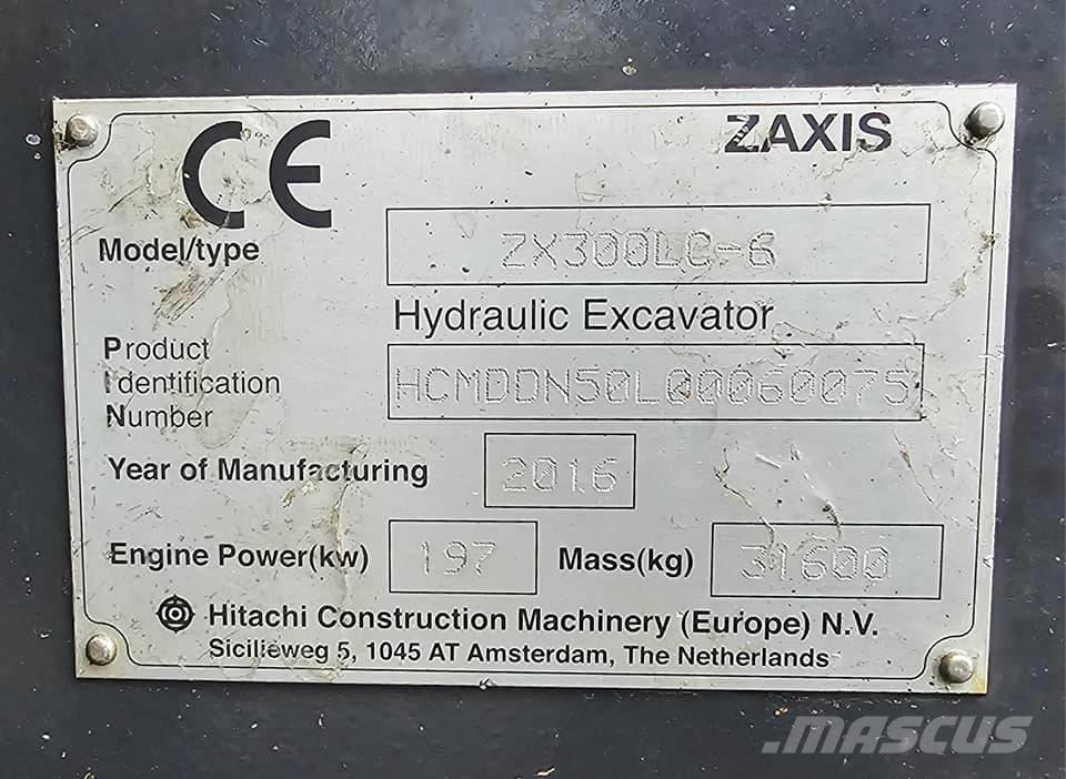 Hitachi ZX 300 LC-6 Bandgrävare