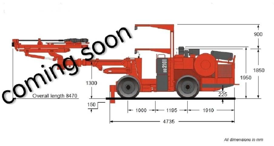 Sandvik DD 210 Tunnel- och underjordiska gruvborrar