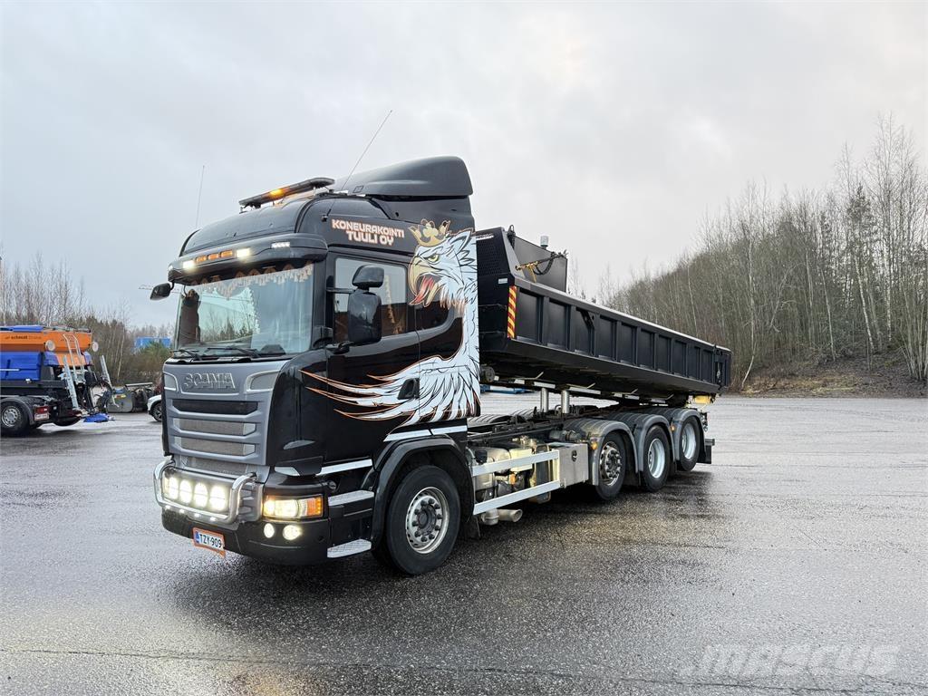 Scania R 580 8X2 Lastväxlare med kabellift