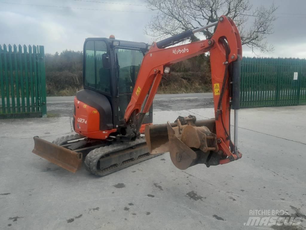 Kubota U 27-4 Minigrävare < 7t