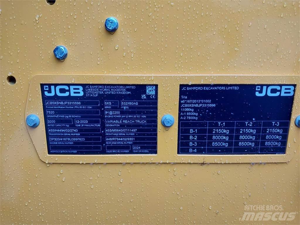 JCB 532-60 AGRI Teleskoplastare