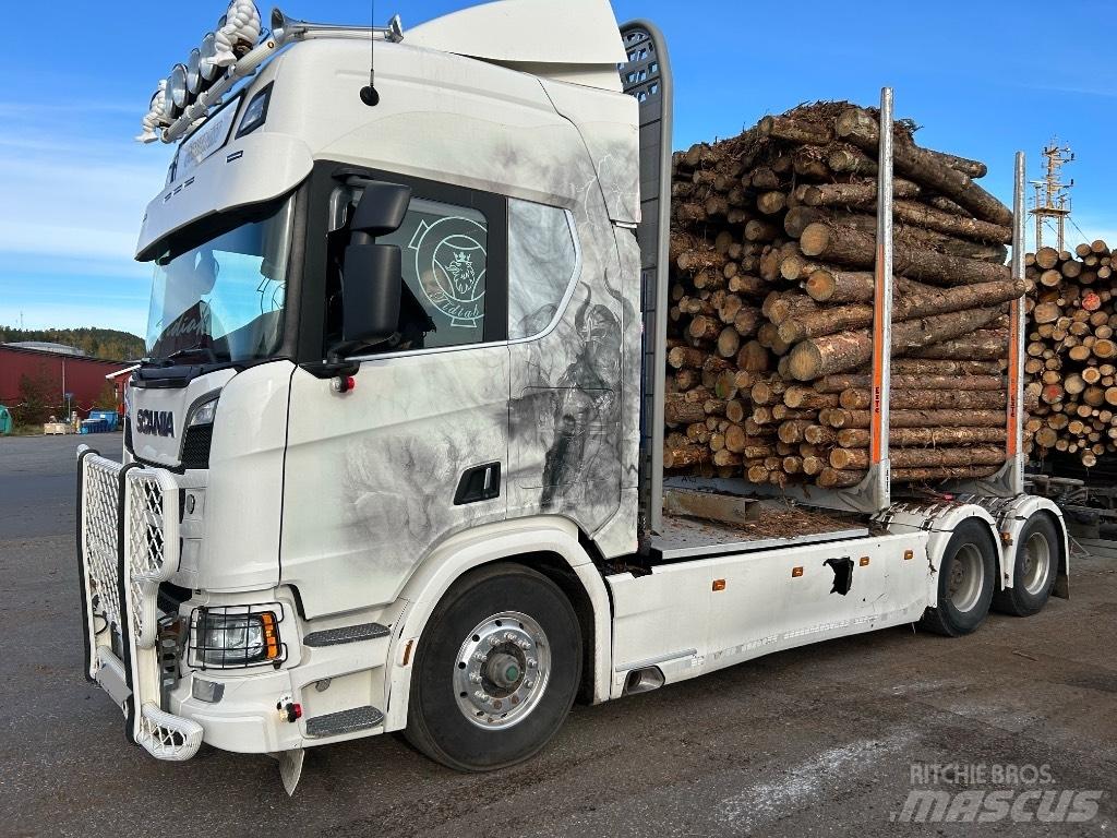 Scania R 650 Timmerbilar