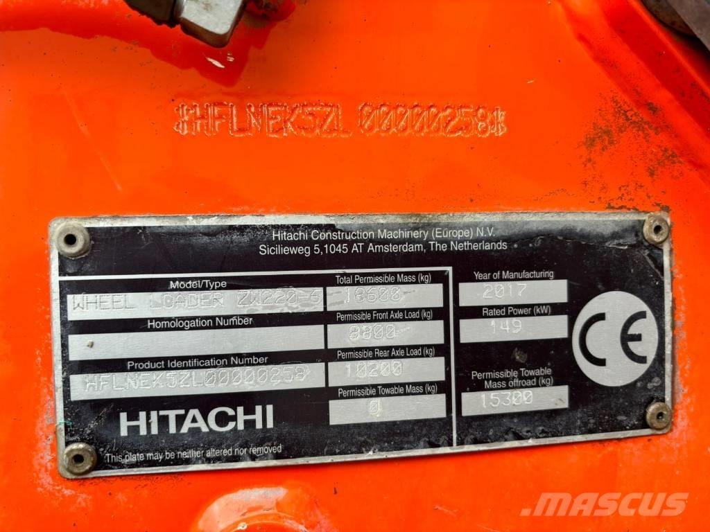 Hitachi ZW 220-6 Hjullastare