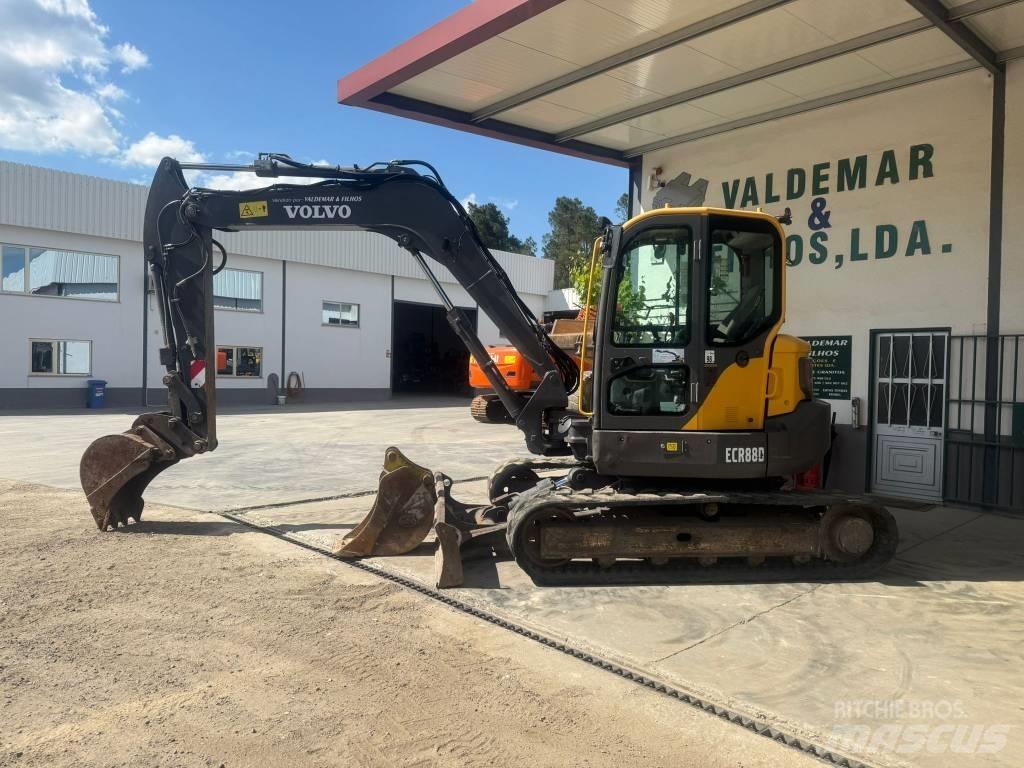 Volvo ECR 88 D, ECR88 Midigrävmaskiner 7t - 12t