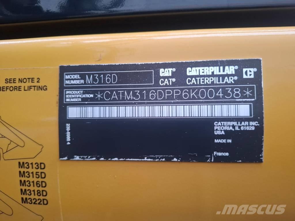 CAT M 316 D Hjulgrävare