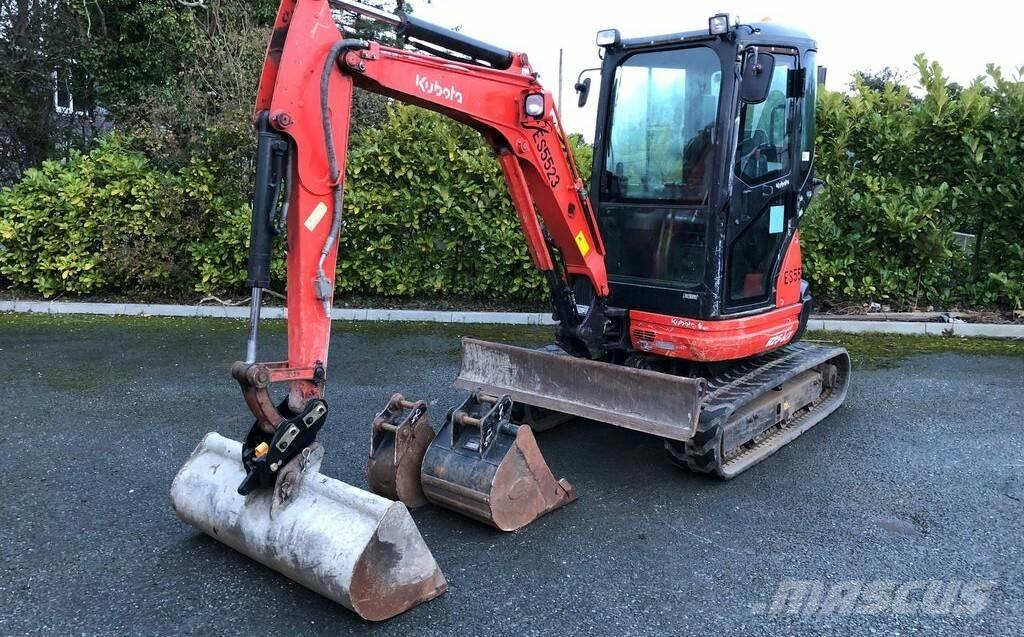 Kubota U 25 Minigrävare < 7t