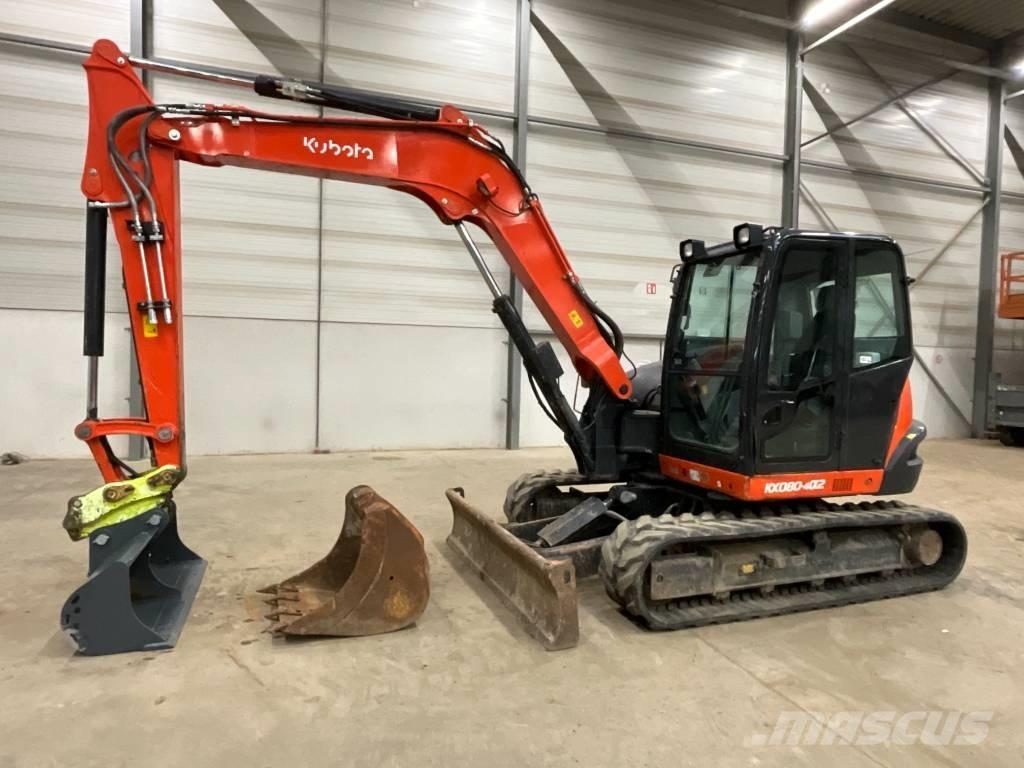 Kubota KX 080-4 A 2 Midigrävmaskiner 7t - 12t