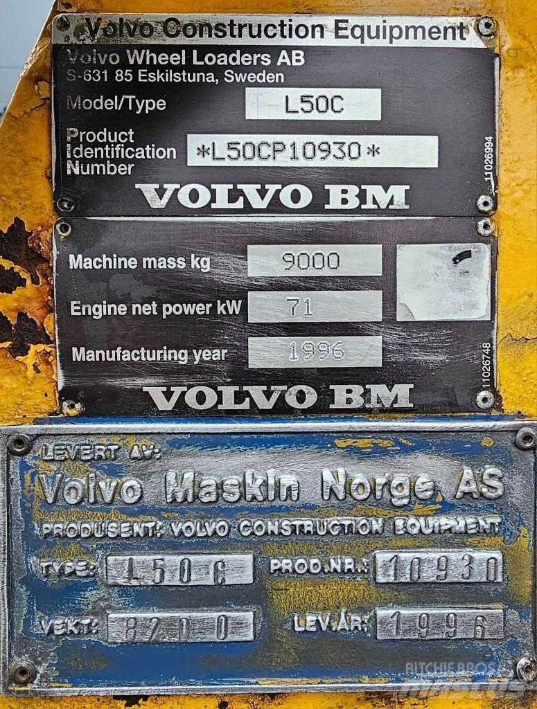 Volvo L 50 C Hjullastare