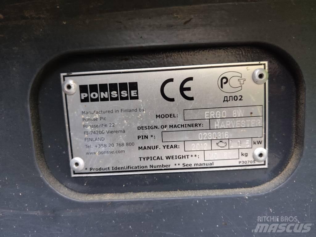 Ponsse ERGO 8W Skördare