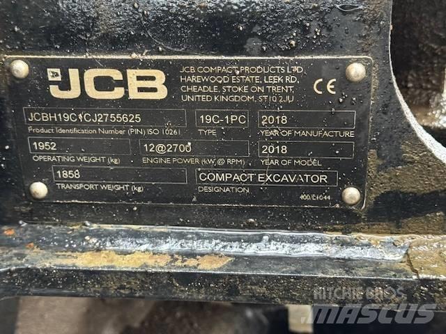 JCB 19 C-1 Minigrävare < 7t