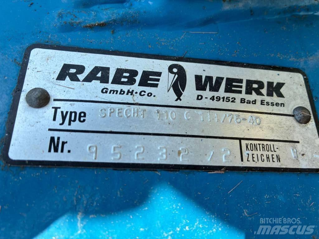 Rabe Specht 110 Växelplogar