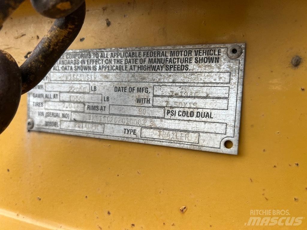  Wisconsin 20TADPH Flaksläp