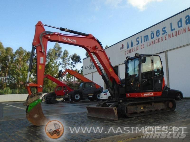 Kubota KX 080-4 Midigrävmaskiner 7t - 12t