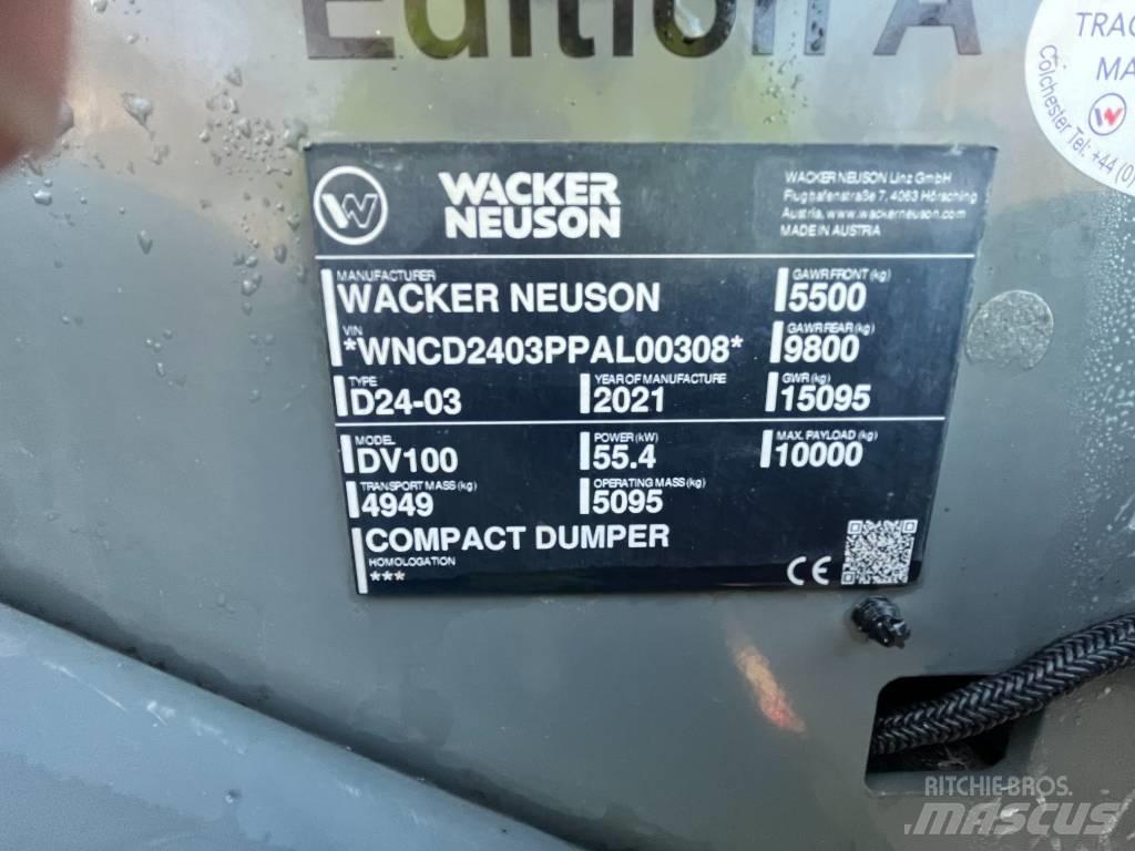 Wacker Neuson DV 100 Minidumprar