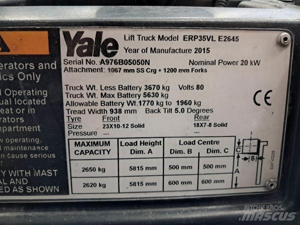 Yale ERP35VL Elmotviktstruckar