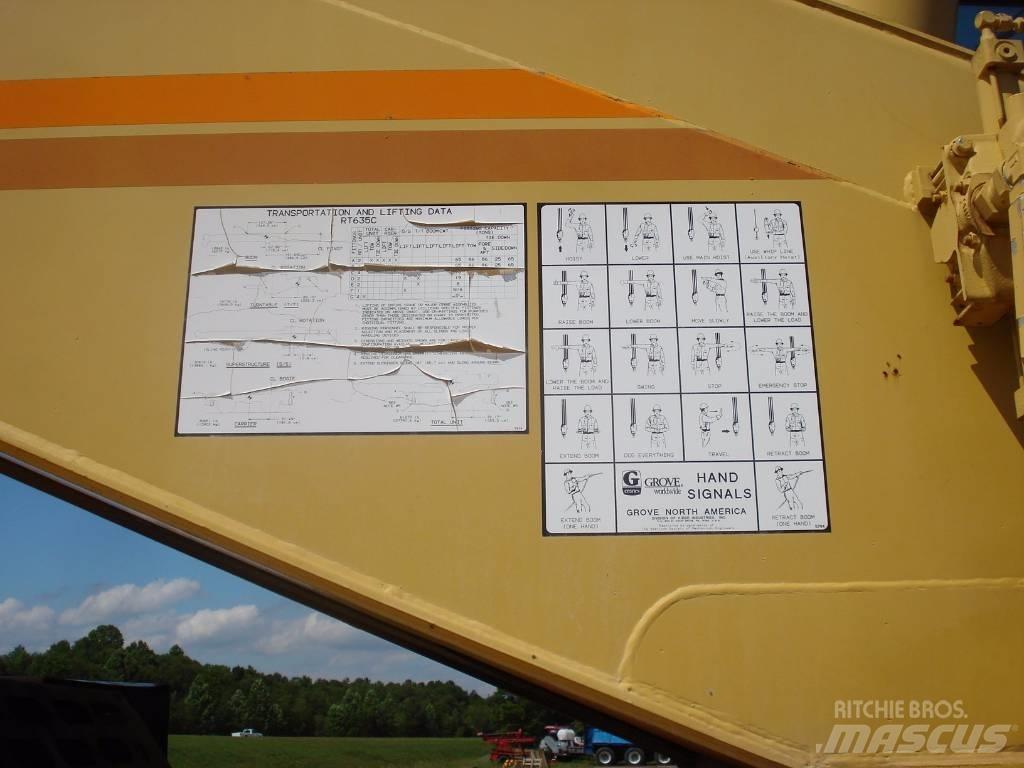 Grove RT 635 C Terrängkranar (Grov terräng)