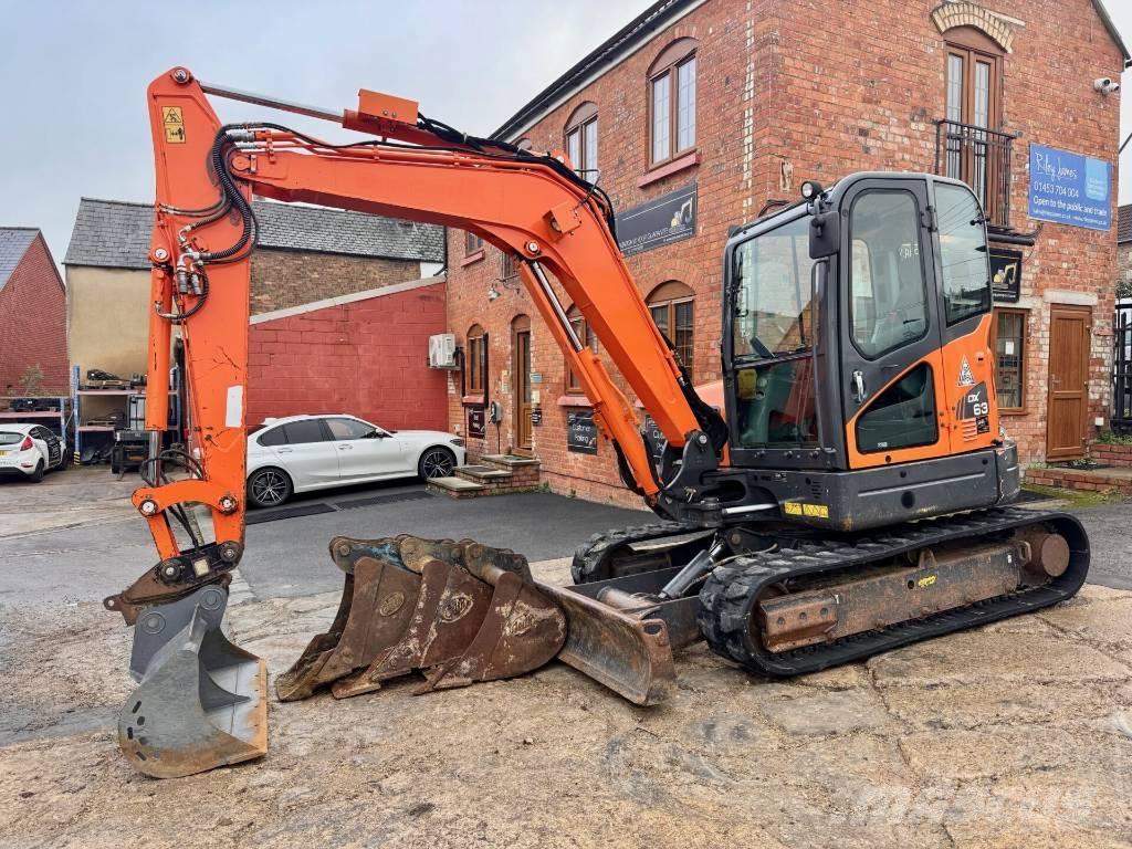 Doosan DX 63 R Minigrävare < 7t