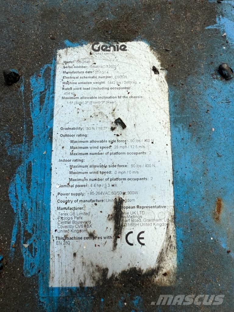 Genie GS2646 Saxliftar