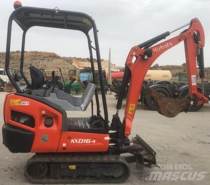 Kubota kx016-4 Minigrävare < 7t