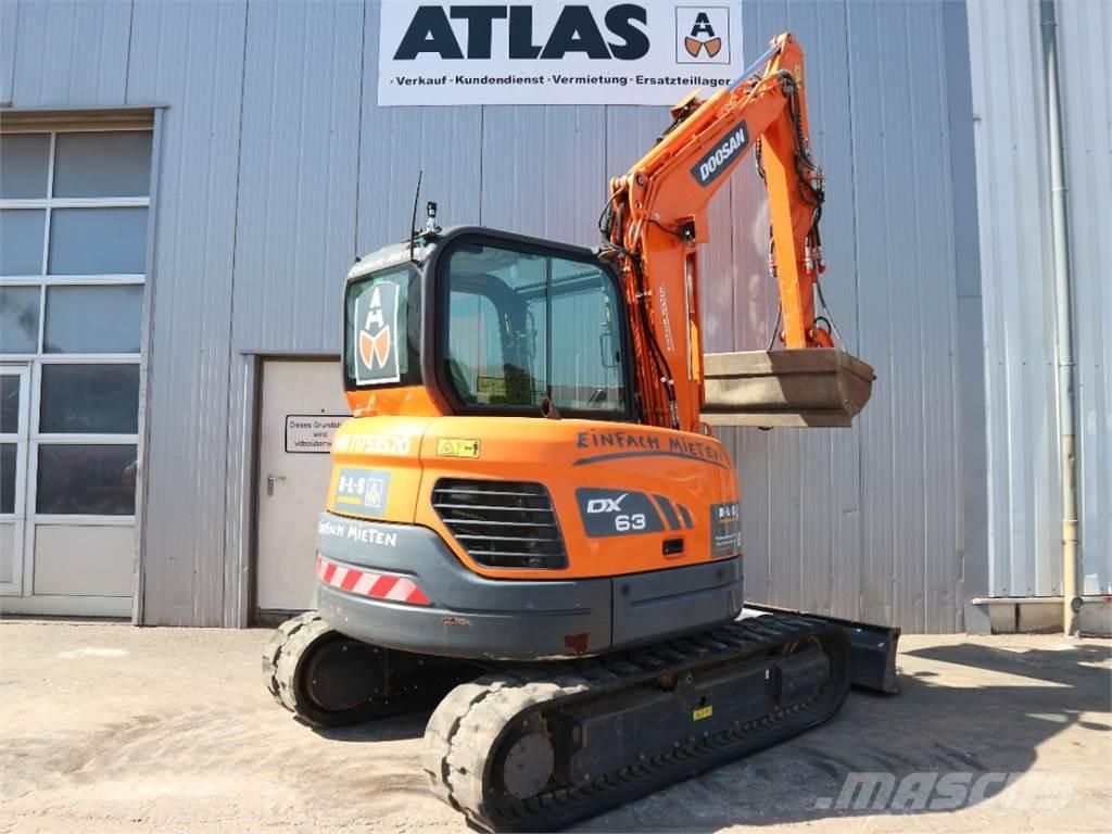 Doosan DX63-3 Minigrävare < 7t