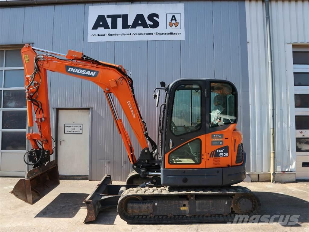Doosan DX63-3 Minigrävare < 7t