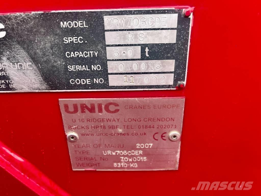 Unic URW 706 Minikranar