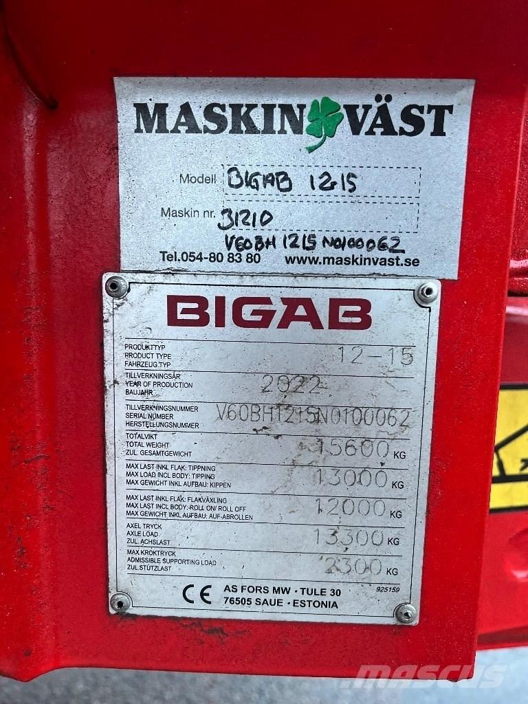 Bigab 12-15 Kombivagnar