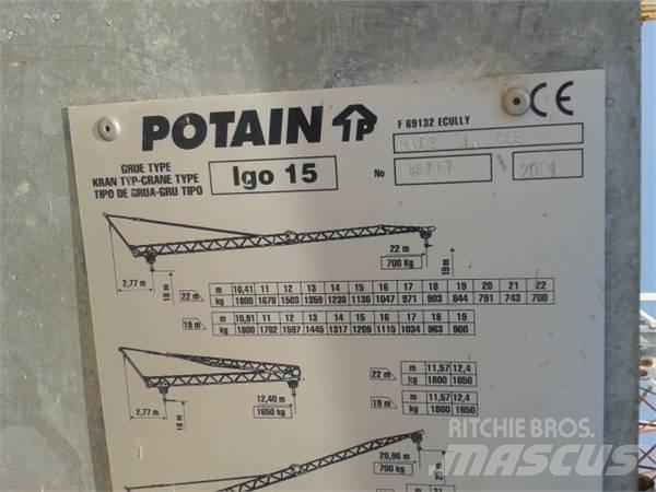 Potain Igo 15 Byggkranar