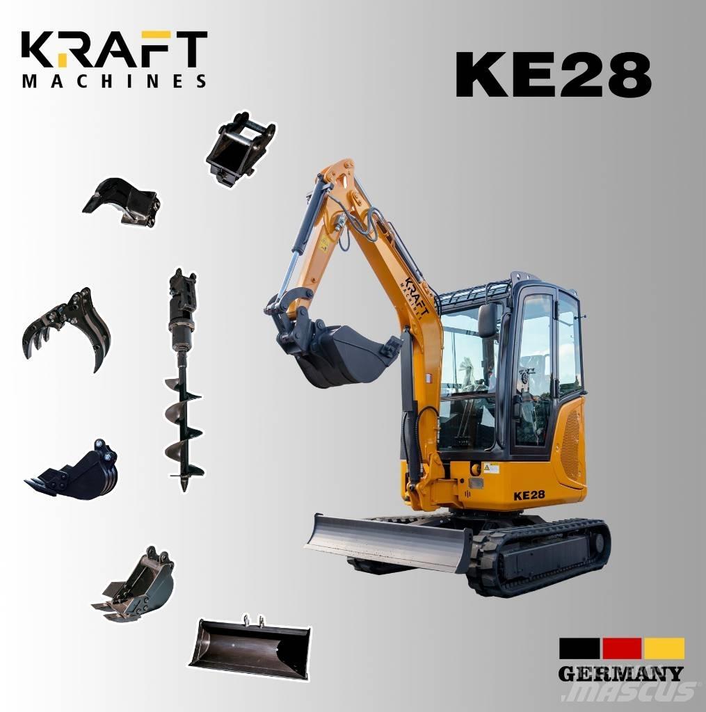 Kraft KE28 Minigrävare < 7t